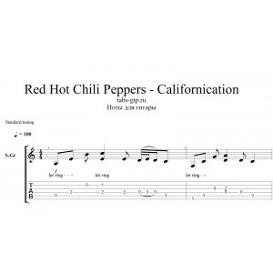 Californication - Red Hot Chili Peppers