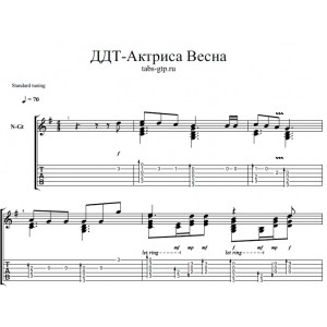 Актриса Весна -  ДДТ (Шевчук)