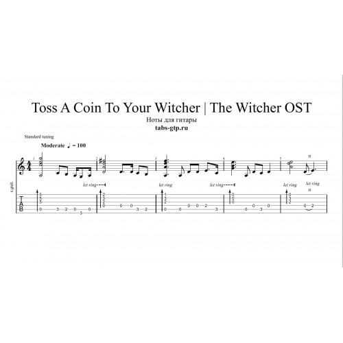 Toss A Coin To Your Witcher The Witcher OST.